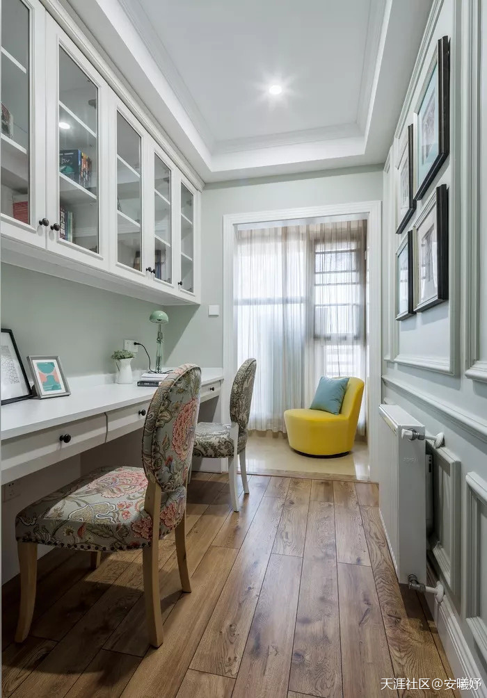 超都雅的140㎡美式拆修，快来一睹芳容吧！主卧藏了个大衣帽间！