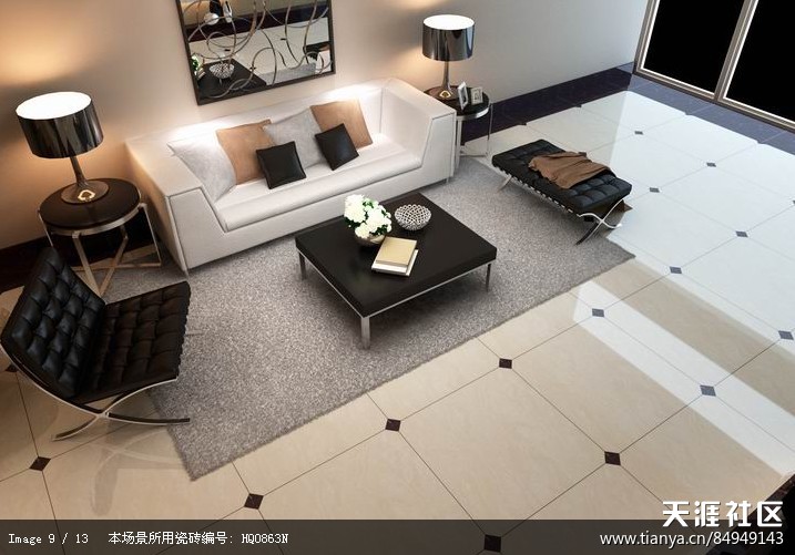 客厅设想的效果图展现厅