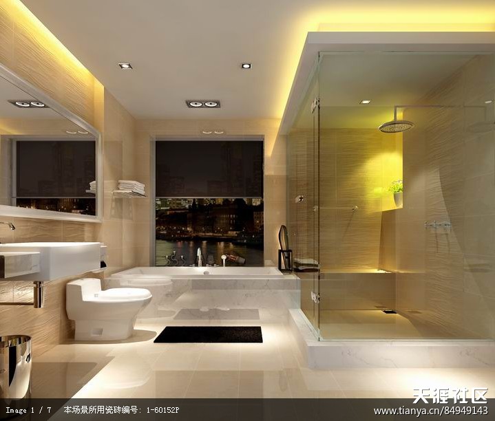 客厅设想的效果图展现厅