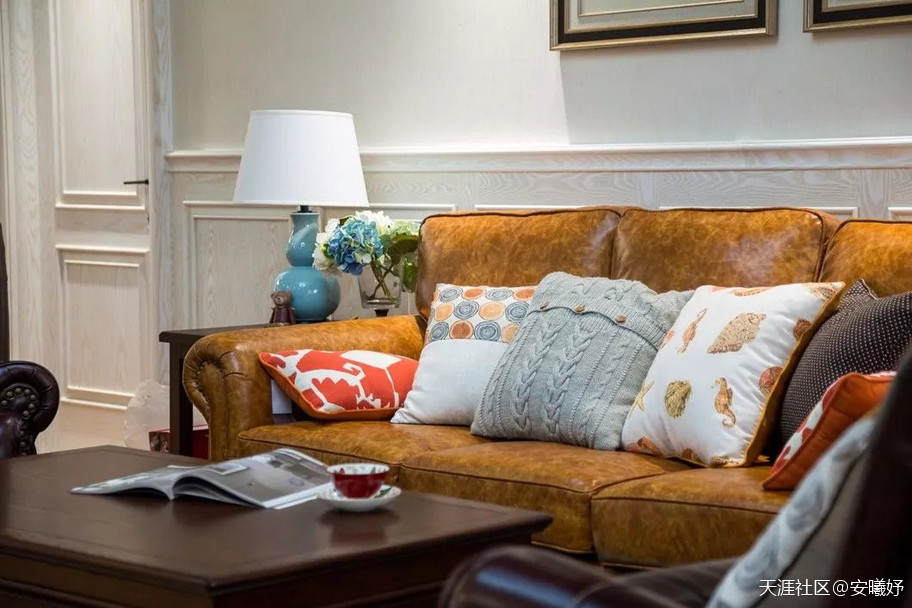 160㎡复古美式拆修，主卧实的好标致！