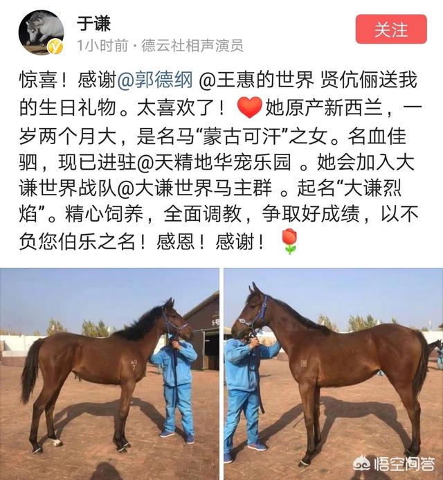 郭德纲夫妇送于谦宝马做为生日礼品，你怎么看？