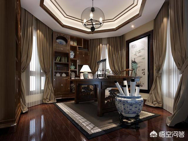 该若何设想一间新中式书房strong雍美/strong？