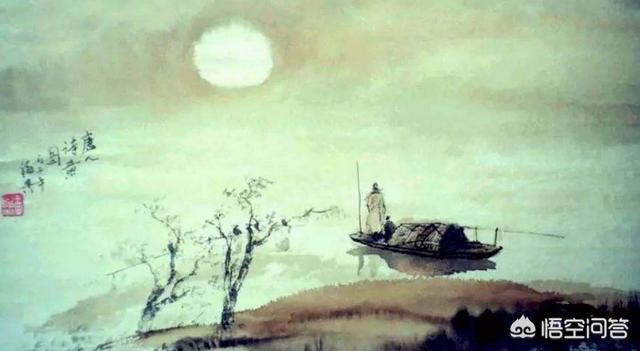 “野旷天低树<strong></p>
<p>天首</strong>，江清月近人”，应该怎么理解？