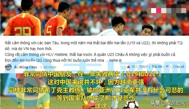 国奥0:2越南<strong></p>
<p>国奥投资</strong>，越南网友吐槽：下次不要再找中国队这种弱队比赛！你怎么看？