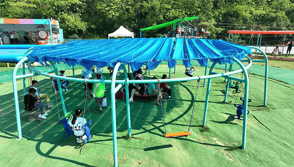 新型儿童游乐设备 无动力游乐设备 网红秋千大全