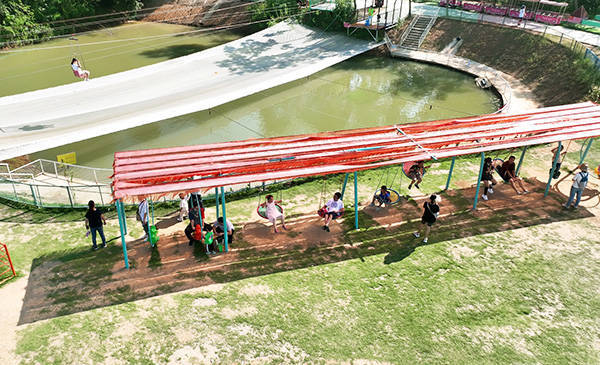 新型儿童游乐设备 无动力游乐设备 网红秋千大全
