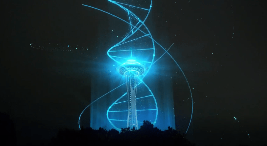 景区夜游 | 前沿分享AR灯光秀--西雅图“太空针塔”