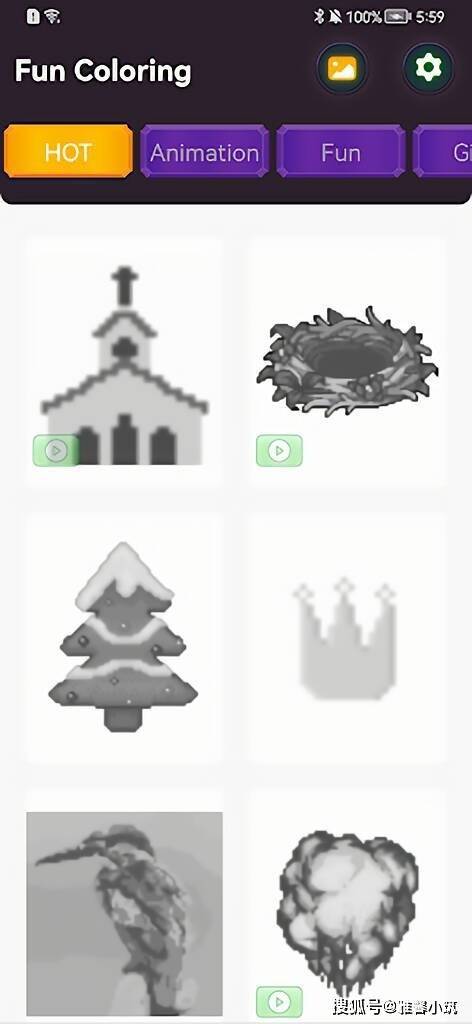 FunColoring数字填色游戏《Fun Coloring》呈现有趣的着色