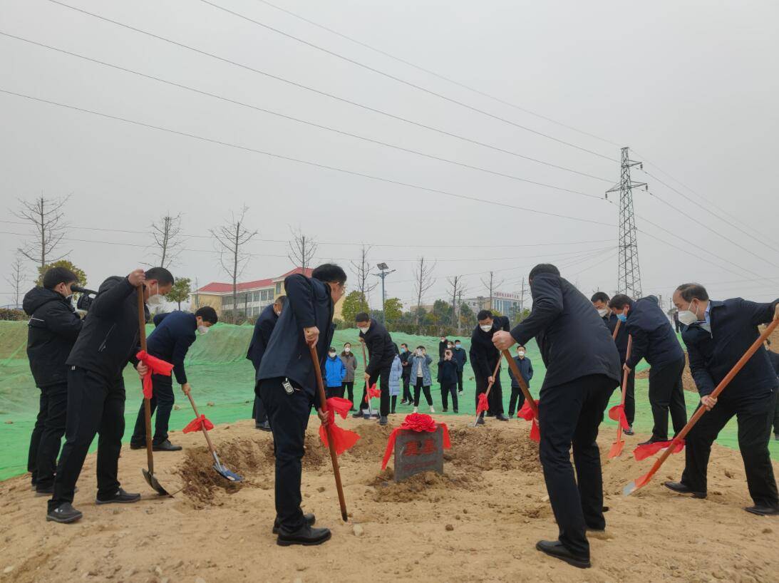 商城县首个“拿地即开工”项目顺利投产、二期奠基