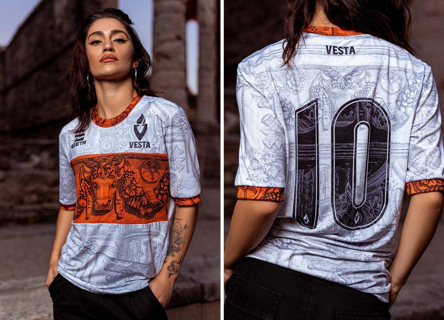 Ezeta与Vesta Calcio宣布合作推出全新客场球衣