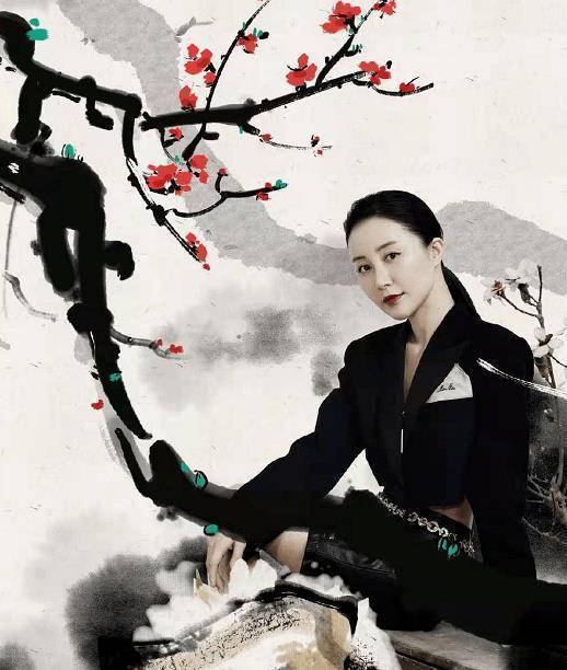 舒畅久违露面拍大片！戴蓝粉拼接假发变身非主流，蚂蚁腿太吸睛了