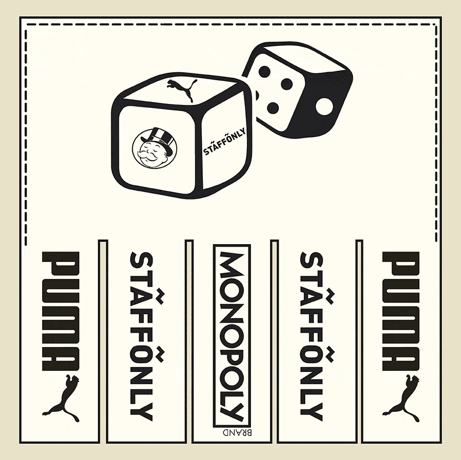 PUMA x STAFFONLY x MONOPOLY「游戏信息中心」大亨限时招募中，就等你了！