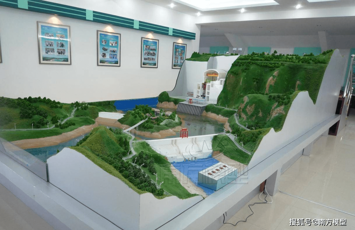 储能沙盘模型 压缩空气储能系统展示沙盘模型 抽水蓄能电站沙盘模型
