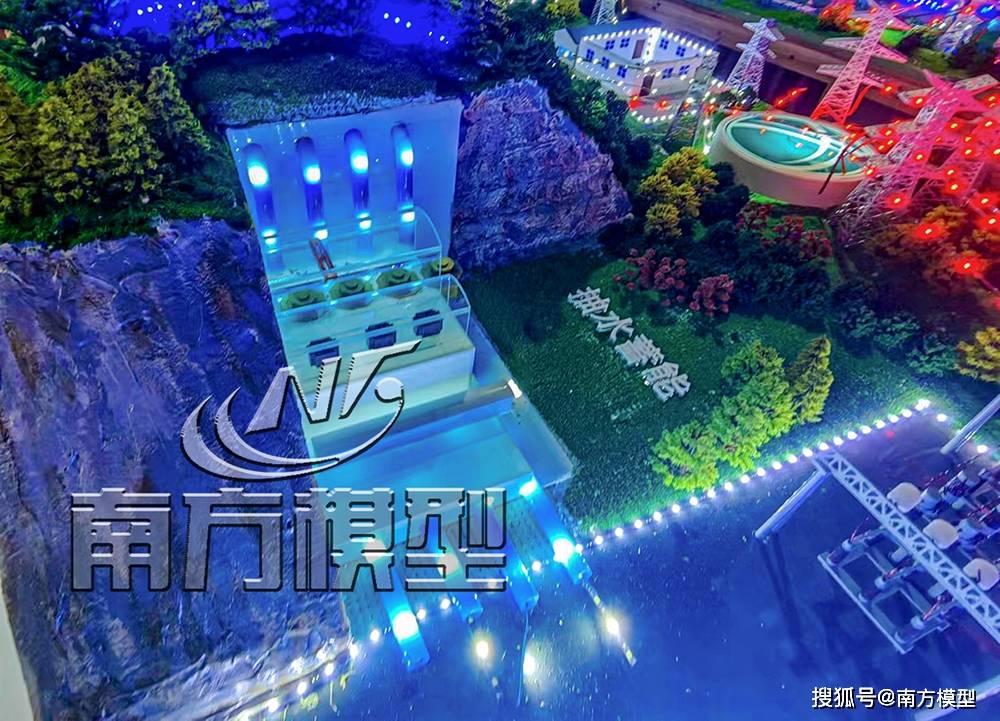 储能沙盘模型 压缩空气储能系统展示沙盘模型 抽水蓄能电站沙盘模型