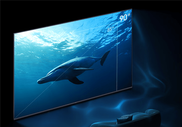 仅7999元！Redmi MAX 90英寸巨屏电视预售：支持144Hz高刷
