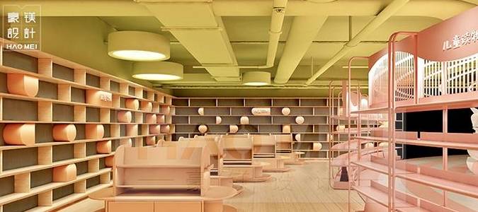 儿童绘本馆设计_儿童图书馆设计