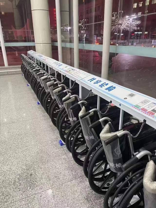 宁夏某医院共享轮椅落地一小时全部租空