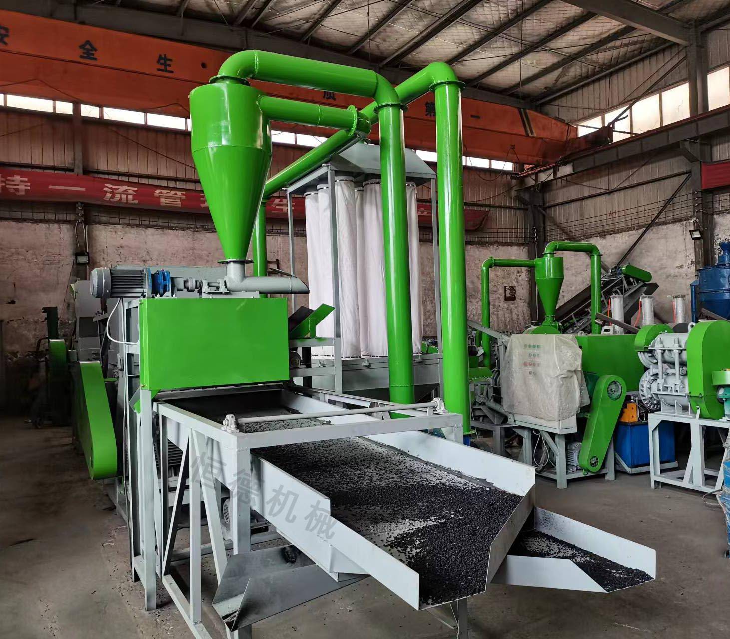 废旧轮胎粉碎设备的出现减少了橡胶的采购量