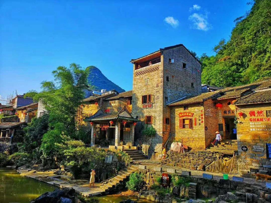 【浪漫黄姚】 诗意黄姚古镇、鬼斧神功玉石林、姚江竹筏漂流、东谭岭云海日出