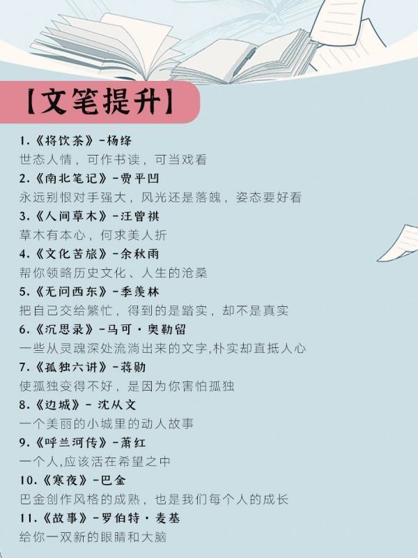 假期逆袭必读书单请在来自35岁之前读完