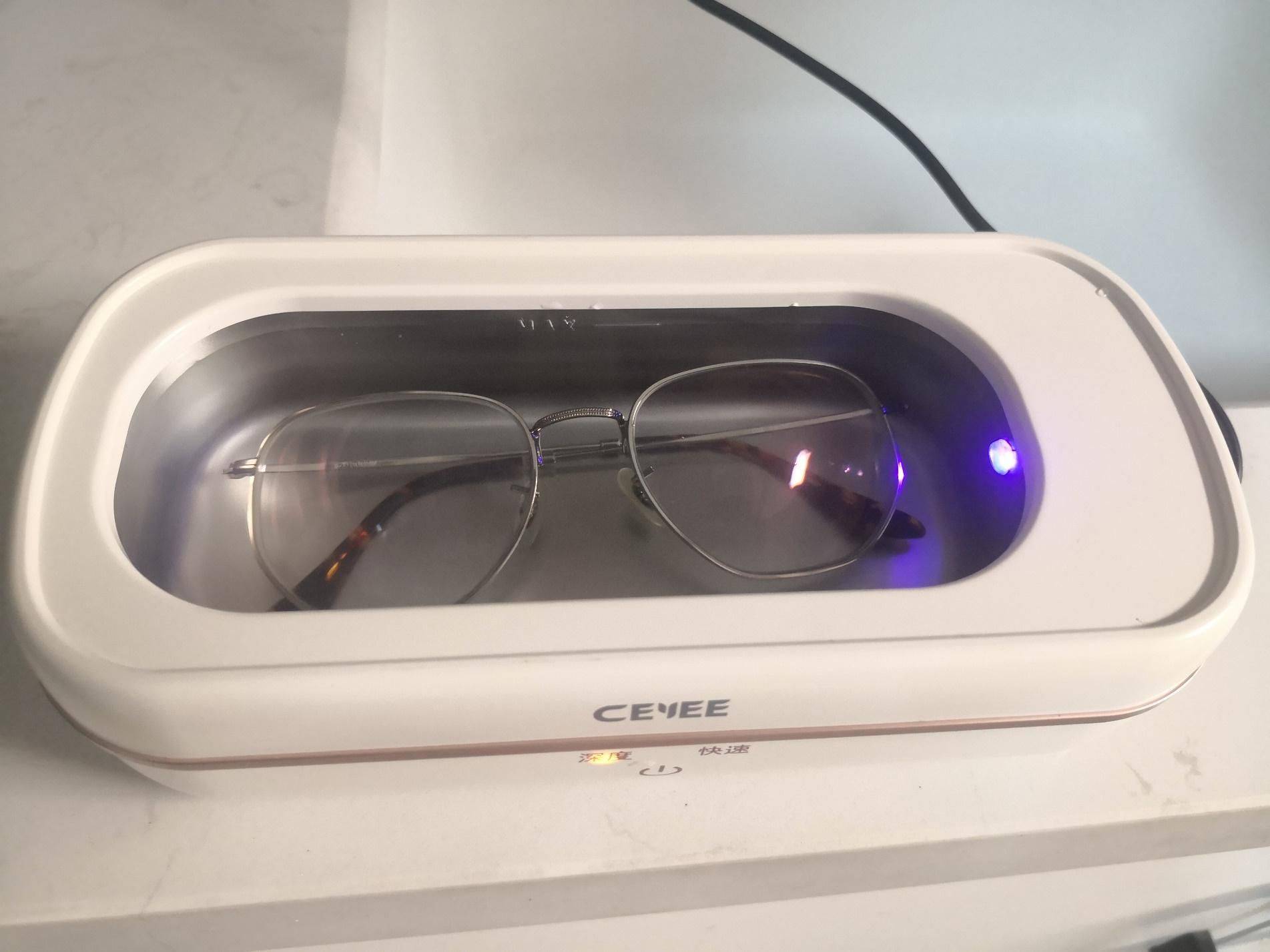 懒人福音！希亦CG超声波清洗机，眼镜首饰类的清洁好帮手