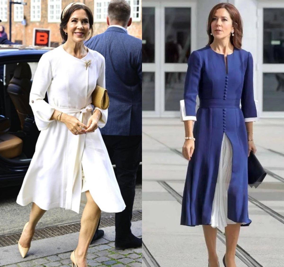 惊艳了“丹麦王妃”：裙子没及膝，鞋子高跟，优雅端庄