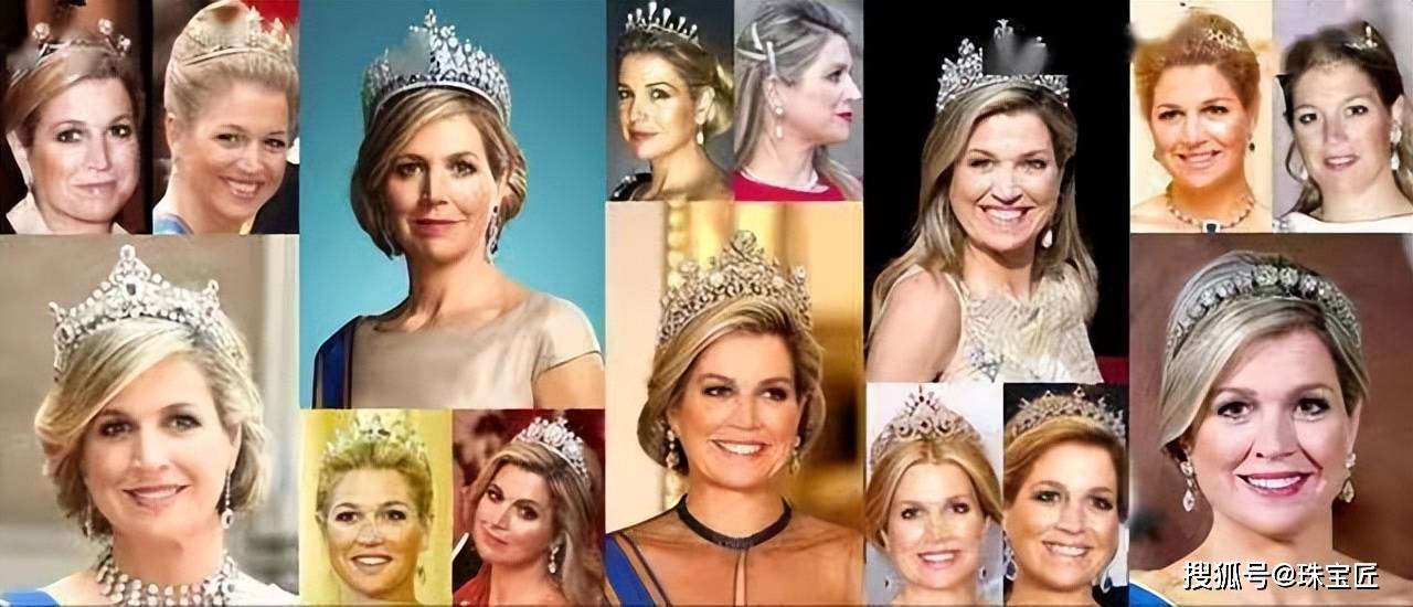 33颗顶级蓝宝石，655颗钻石，王后马克西玛这顶古董冠冕，太壕了！