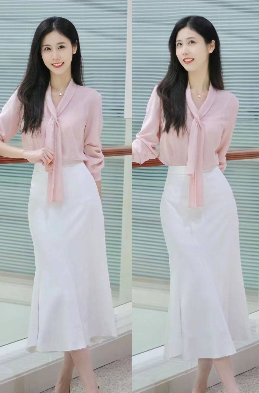 夏天真的太适合穿衬衫和裙子,优雅端庄显气质,通勤穿也很好看