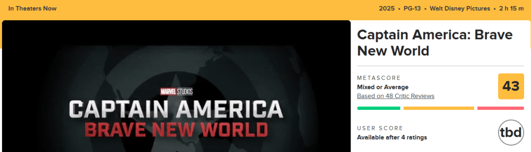 预测最终票房仅两亿！堪称灾难的《美国队长4》扑街，还真不能怪《哪吒》太强