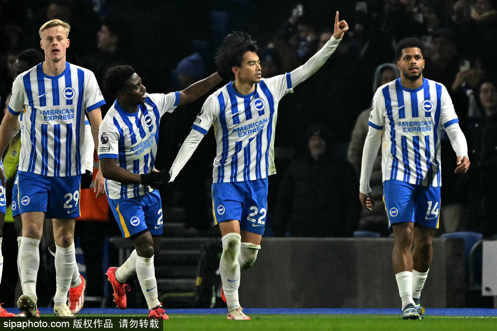 英超-三笘薰神级停球破门明特双响 切尔西0-3遭布莱顿双杀