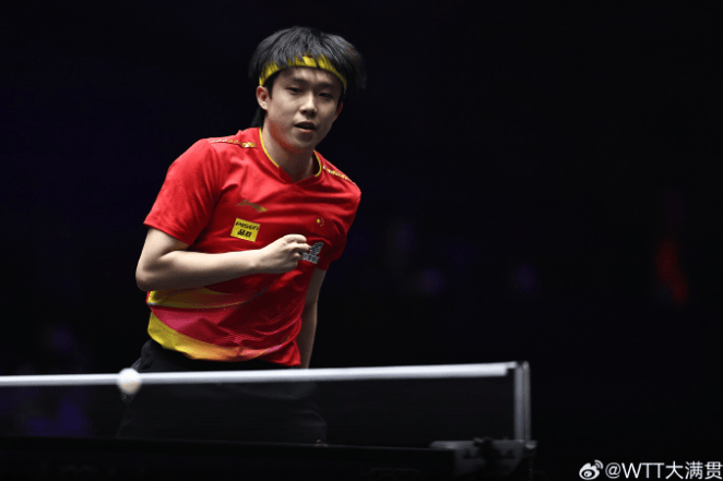 张本智和4比3战胜林诗栋，回应决赛对阵王楚钦：之前输了很多次，希望明天好运