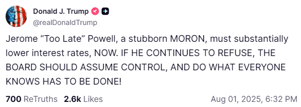 突发！特朗普最新发声，美股美元都崩了，亚马逊市值蒸发超1万亿元！金价飙升，油价大跌！“对等关税”又来，诺奖得主：真正愚蠢