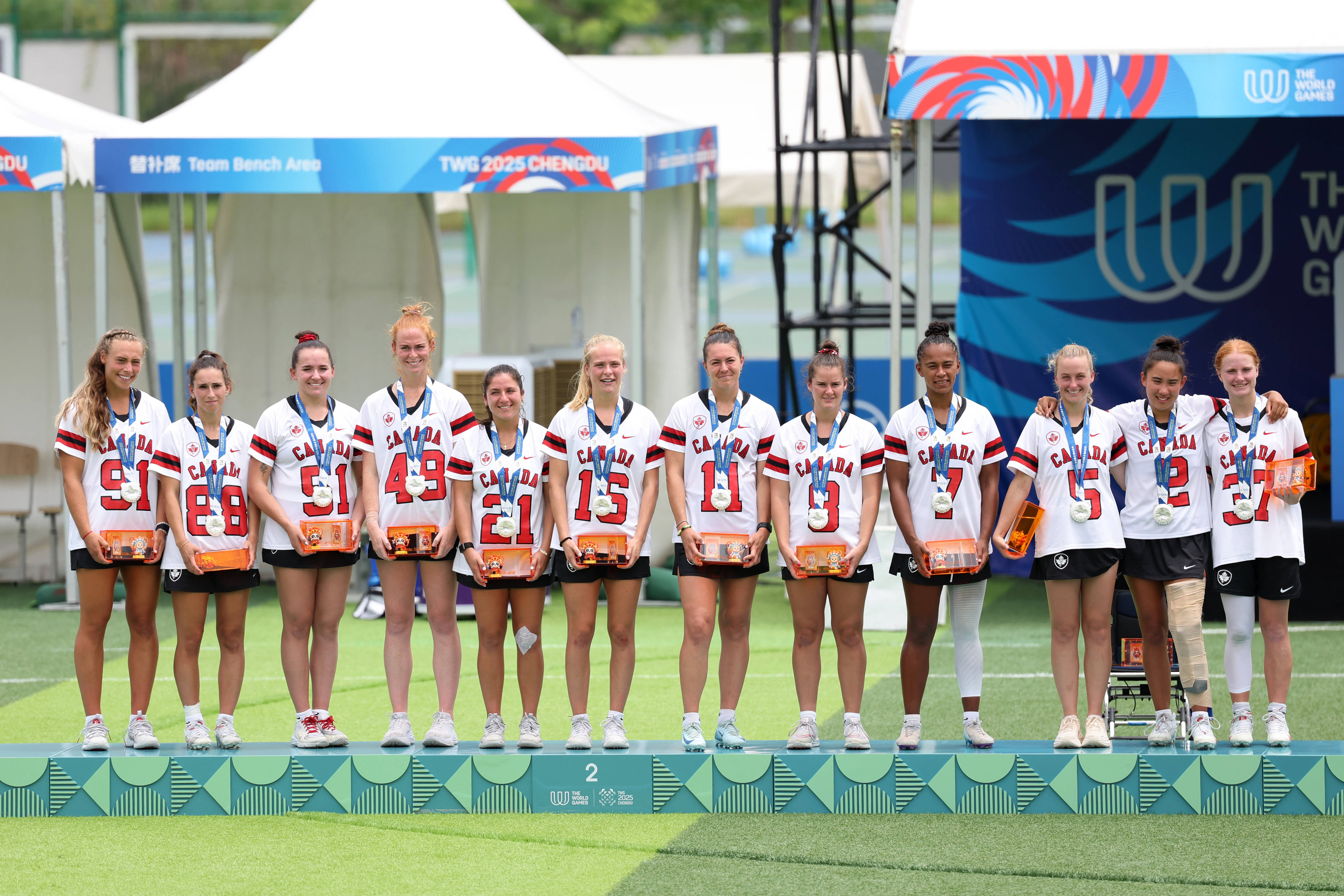 (成都世运会)棍网球——美国队夺得女子金牌