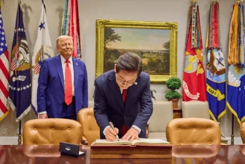 特朗普：要不李在明跟我一起访华吧，还可以节约能源、保护臭氧层