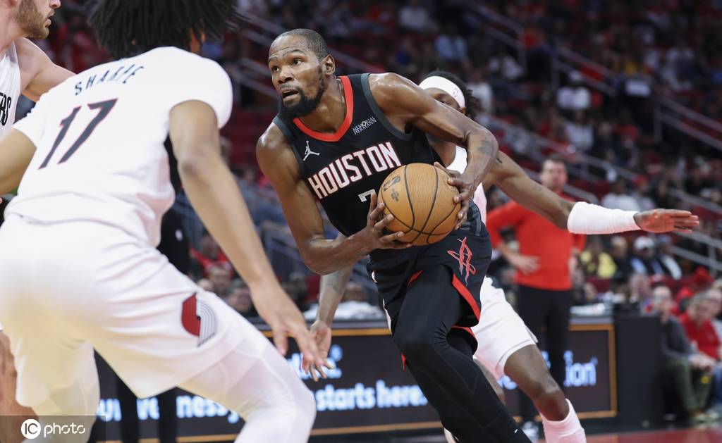 杜兰特30分申京25+10+9 火箭大胜开拓者取三连胜