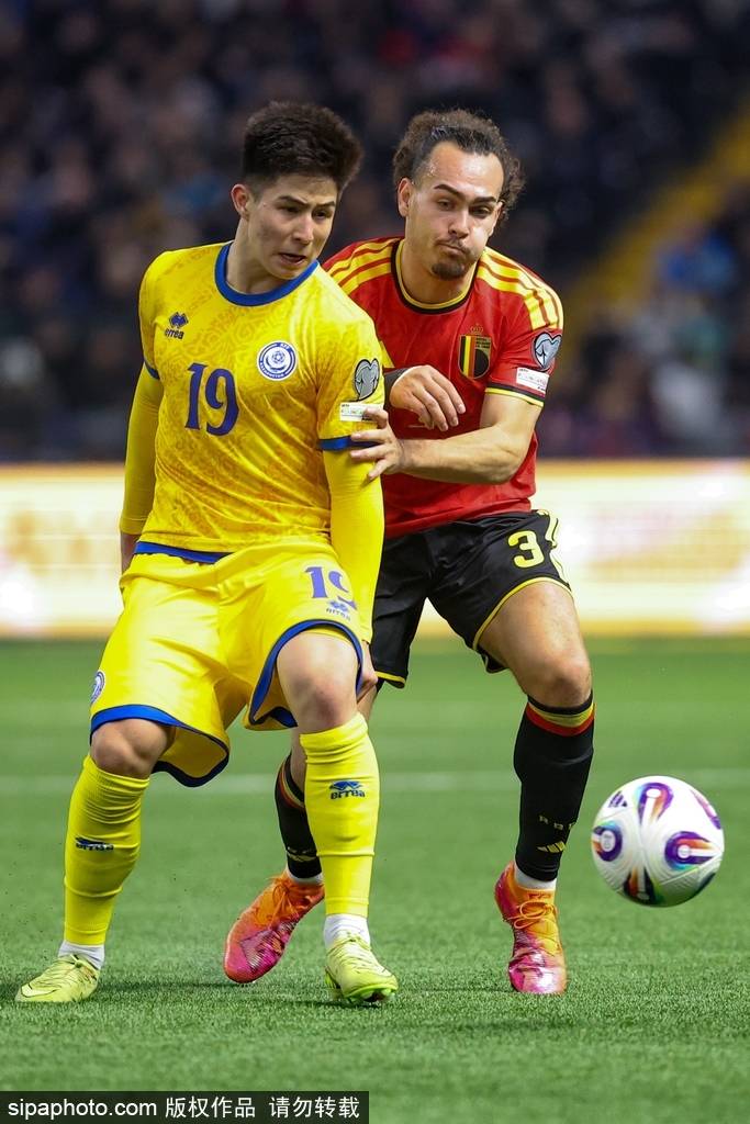 世预赛-比利时1-1十人哈萨克斯坦 还剩1轮2分领跑积分榜