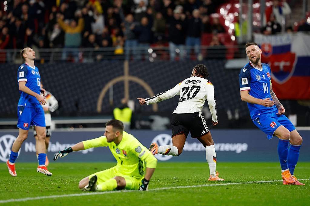 世预赛-萨内双响维尔茨两助 德国6-0斯洛伐克直通世界杯