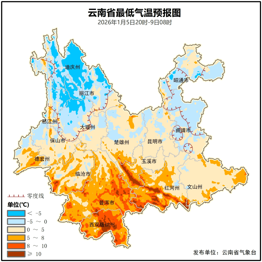 最高降温超10℃！昆明告别蓝天，这些地方可能下雪