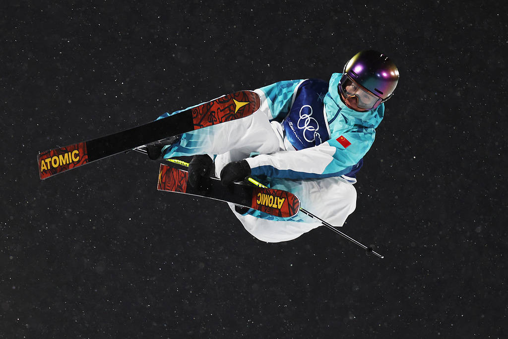 U型场地技巧资格赛谷爱凌第五 中国四将晋级决赛