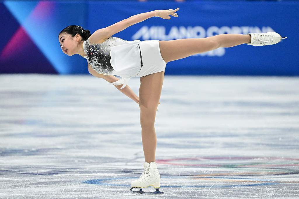 花滑女单自由滑刘美贤摘金成就大满贯 张瑞阳第19