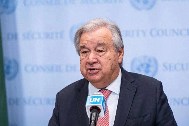 古特雷斯强烈谴责