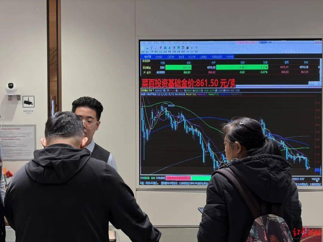 黄金价格“打七折”，探访“中国黄金第一家”：投资金价降至每克860元左右